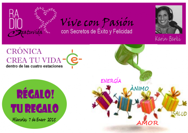 portada radio cronica Regalo tu REGALO 7 janvier 2015